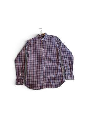 Collared Greens American Made Men's Long Sleeve Plaid Button-Down Shirt